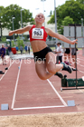 Senior womens long jump, North Eastern Track and Fields Champs., Middlesbrough. Photo: David T. Hewitson/Sports for All Pics